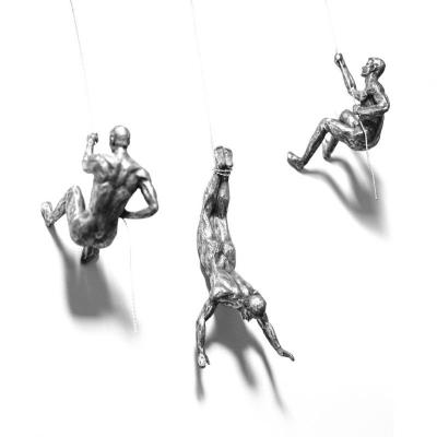 Climbing Men Trio - Silver